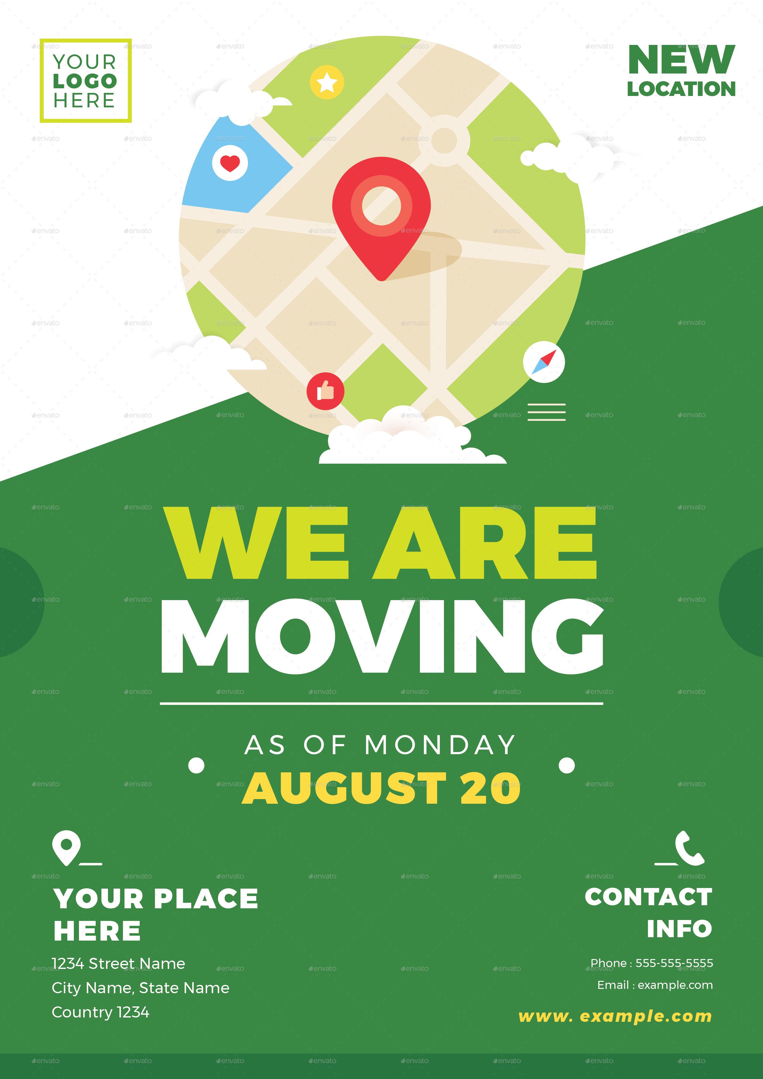We Are Moving Flyer Templates by GraphicRiver